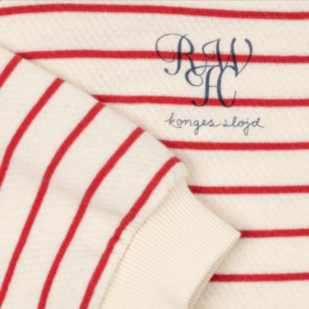 BRAND NEW  Konges Slojd Rosie H-W x Kid's Striped Sweatshirt, - Picture 2 of 4